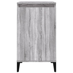 Comodini 2 pz Grigio Sonoma 40x35x70 cm in Legno Multistrato