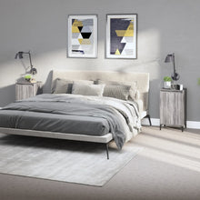 Carica l&#39;immagine nel visualizzatore di Gallery, Comodini 2 pz Grigio Sonoma 40x35x70 cm in Legno Multistrato
