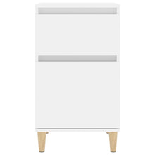 Load image into Gallery viewer, Comodini 2 pz Bianco Lucido 40x35x70 cm