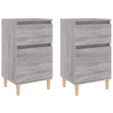Carica l&#39;immagine nel visualizzatore di Gallery, Comodini 2 pz Grigio Sonoma 40x35x70 cm
