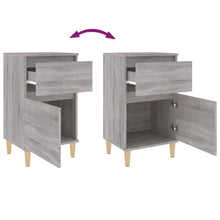 Carica l&#39;immagine nel visualizzatore di Gallery, Comodini 2 pz Grigio Sonoma 40x35x70 cm