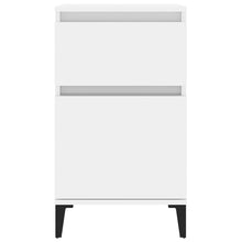 Load image into Gallery viewer, Comodini 2 pz Bianco Lucido 40x35x70 cm