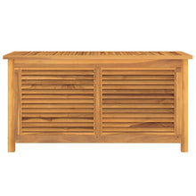 Carica l&#39;immagine nel visualizzatore di Gallery, Baule da Giardino 114x50x58cm in Massello di Teak Marrone