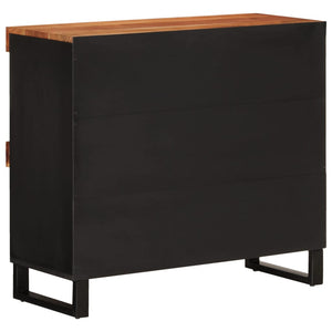 Mobiletto Credenza 85x33x75 cm in Massello di Acacia