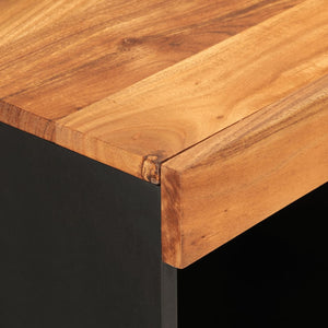 Mobiletto Credenza 85x33x75 cm in Massello di Acacia