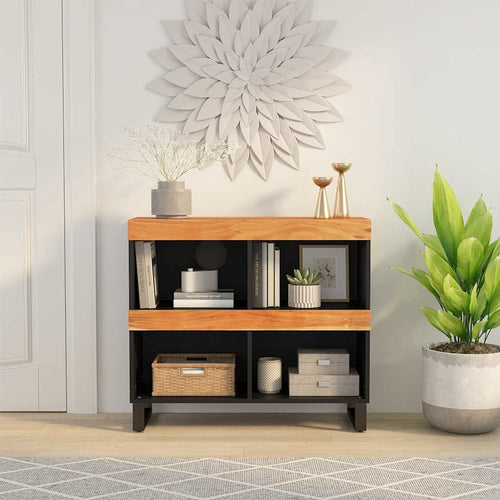 Mobiletto Credenza 85x33x75 cm in Massello di Acacia
