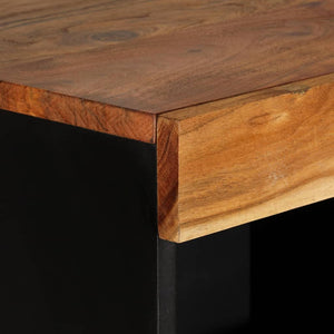 Mobiletto Credenza 85x33x107 cm in Massello di Acacia
