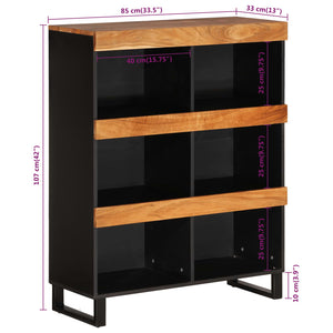 Mobiletto Credenza 85x33x107 cm in Massello di Acacia