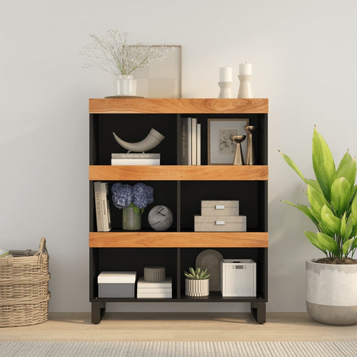 Mobiletto Credenza 85x33x107 cm in Massello di Acacia