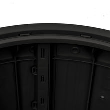 Load image into Gallery viewer, Contenitore da Giardino a Secchiello 3 in 1 in Polipropilene Nero