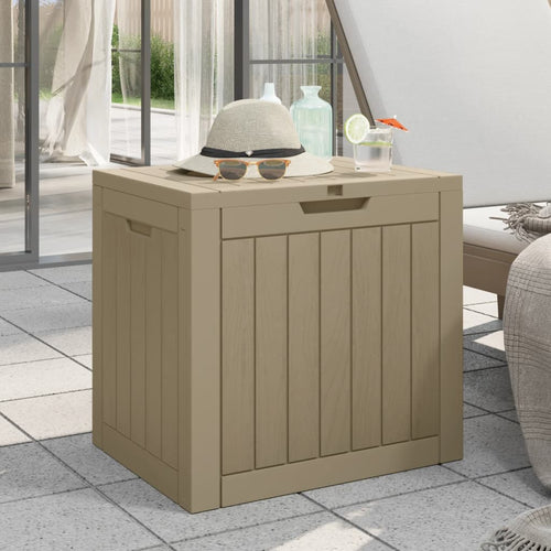 Box da Giardino Grigio 55,5x43x53 cm in Polipropilene