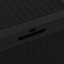 Carica l&#39;immagine nel visualizzatore di Gallery, Box da Giardino Nero 55,5x43x53 cm in Polipropilene