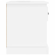 Load image into Gallery viewer, Comodini 2 pz Bianco Lucido 39x39x47,5 cm in Legno Multistrato
