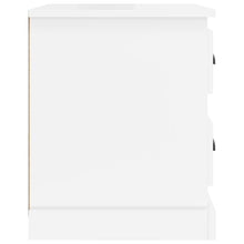 Load image into Gallery viewer, Comodini 2 pz Bianco Lucido 39x39x47,5 cm in Legno Multistrato