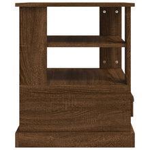 Load image into Gallery viewer, Mobiletto 1 Cassettino Rovere Marrone 50x50x60 cm in Legno Multistrato