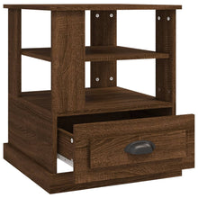 Load image into Gallery viewer, Mobiletto 1 Cassettino Rovere Marrone 50x50x60 cm in Legno Multistrato
