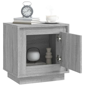 Comodini 2 pz Grigio Sonoma 44x35x45 cm in Legno Multistrato