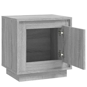 Comodini 2 pz Grigio Sonoma 44x35x45 cm in Legno Multistrato