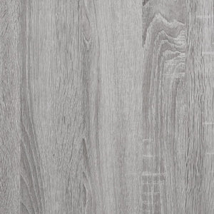 Comodini 2 pz Grigio Sonoma 44x35x45 cm in Legno Multistrato