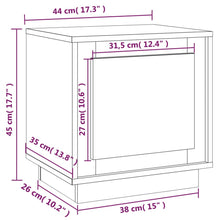 Laden Sie das Bild in den Galerie-Viewer, Comodini 2 pz Grigio Sonoma 44x35x45 cm in Legno Multistrato