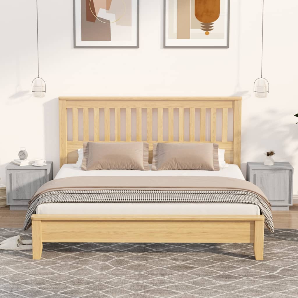 Comodini 2 pz Grigio Sonoma 44x35x45 cm in Legno Multistrato