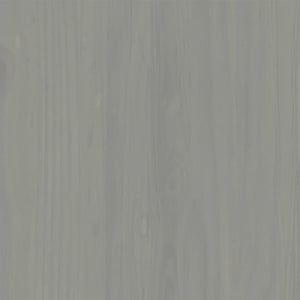 Panca Portascarpe 2 antine Grigia VIGO 106x35x45 cm Legno Massello Pino