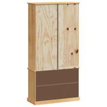 Load image into Gallery viewer, Libreria con 2 Ante 85x35x170 cm in Massello di Pino