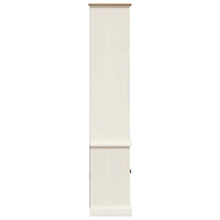 Load image into Gallery viewer, Libreria con 2 Ante 85x35x170 cm in Massello di Pino Bianco