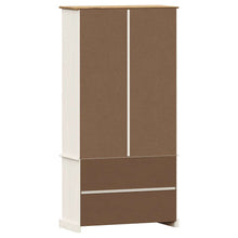 Load image into Gallery viewer, Libreria con 2 Ante 85x35x170 cm in Massello di Pino Bianco