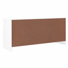 Load image into Gallery viewer, Panca Porta Scarpe Bianca 100x35x45 cm Legno Massello Pino