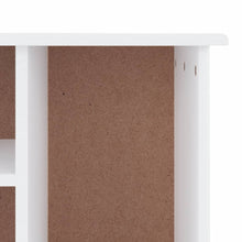 Load image into Gallery viewer, Panca Porta Scarpe Bianca 100x35x45 cm Legno Massello Pino