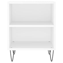 Carica l&#39;immagine nel visualizzatore di Gallery, Comodini 2 pz Bianchi 40x30x50 cm in Legno Multistrato