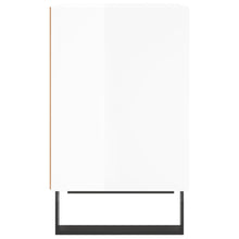 Load image into Gallery viewer, Comodini 2 pz Bianco Lucido 40x30x50 cm in Legno Multistrato