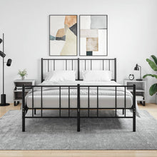 Load image into Gallery viewer, Comodini 2 pz Grigio Cemento 40x30x50 cm in Legno Multistrato