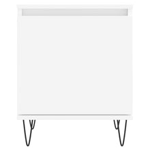 Carica l&#39;immagine nel visualizzatore di Gallery, Comodini 2 pz Bianchi 40x30x50 cm in Legno Multistrato