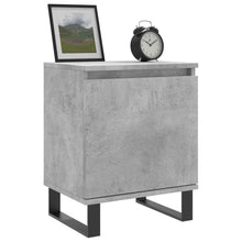 Load image into Gallery viewer, Comodini 2 pz Grigio Cemento 40x30x50 cm in Legno Multistrato