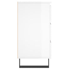Load image into Gallery viewer, Comodini 2 pz Bianco Lucido 40x35x69 cm in Legno Multistrato