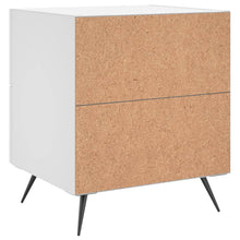 Load image into Gallery viewer, Comodini 2 pz Bianchi 40x35x47,5 cm in Legno Multistrato