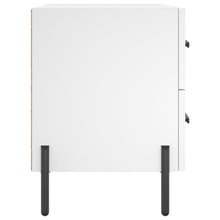 Load image into Gallery viewer, Comodini 2 pz Bianchi 40x35x47,5 cm in Legno Multistrato