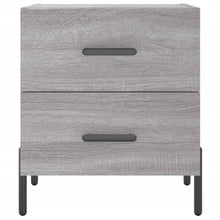 Load image into Gallery viewer, Comodini 2 pz Grigio Sonoma 40x35x47,5 cm in Legno Multistrato