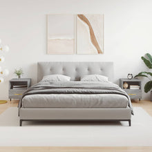 Carica l&#39;immagine nel visualizzatore di Gallery, Comodini 2 pz Grigio Sonoma 40x35x47,5 cm in Legno Multistrato