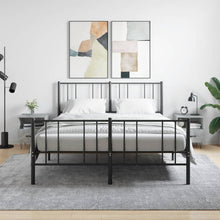 Load image into Gallery viewer, Comodini 2 pz Grigio Cemento 40x35x47,5 cm in Legno Multistrato