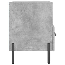 Load image into Gallery viewer, Comodini 2 pz Grigio Cemento 40x35x47,5 cm in Legno Multistrato