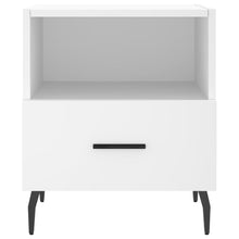 Carica l&#39;immagine nel visualizzatore di Gallery, Comodini 2 pz Bianchi 40x35x47,5 cm in Legno Multistrato