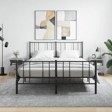 Load image into Gallery viewer, Comodini 2 pz Grigio Cemento 40x35x47,5 cm in Legno Multistrato