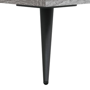 Comodini 2 pz Grigio Sonoma 40x40x50 cm in Legno Multistrato