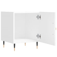 Carica l&#39;immagine nel visualizzatore di Gallery, Comodini 2 pz Bianchi 40x40x50 cm in Legno Multistrato