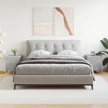 Carica l&#39;immagine nel visualizzatore di Gallery, Comodini 2 pz Grigio Cemento 40x40x50 cm in Legno Multistrato