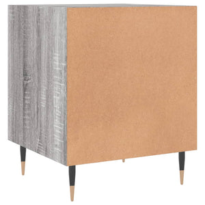 Comodini 2 pz Grigio Sonoma 40x40x50 cm in Legno Multistrato