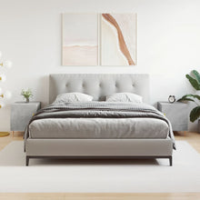 Carica l&#39;immagine nel visualizzatore di Gallery, Comodini 2 pz Grigio Cemento 40x40x50 cm in Legno Multistrato